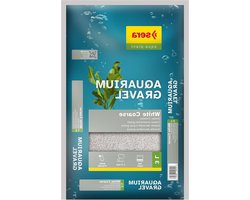 Aquarium Grind Wit - Bodembedekking Aquarium - Natuurlijk Aquarium - Afgeronde Korrels - 1-3 mm Korrel - Wit