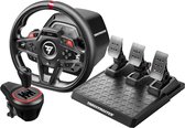 Thrustmaster T248 racestuur met shifter en drievoudige pedalen.