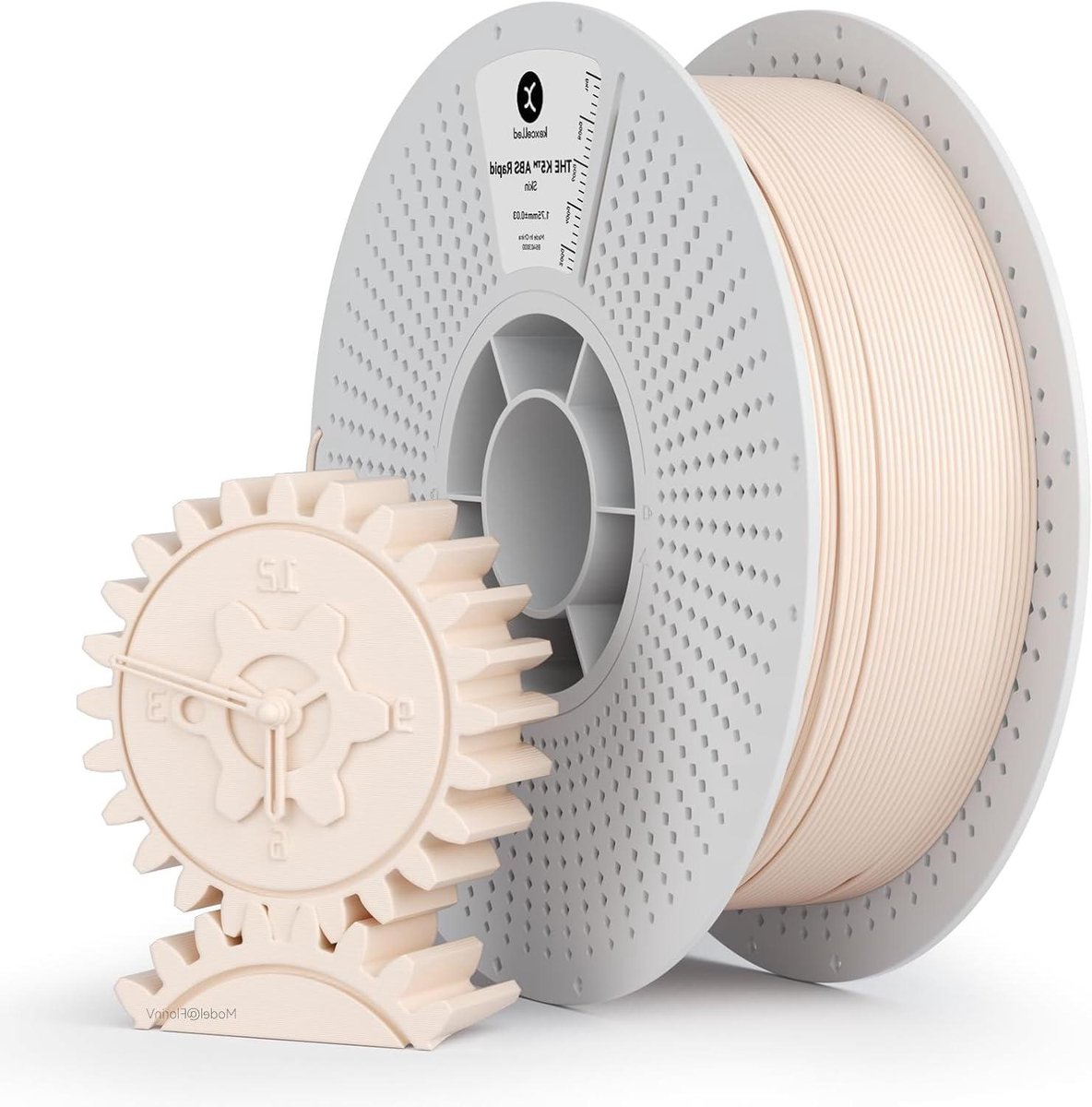 3D Printer Filament - ABS Materiaal - Snel Printen - Hoge Hittebestendigheid - 175 mm - Huidkleur