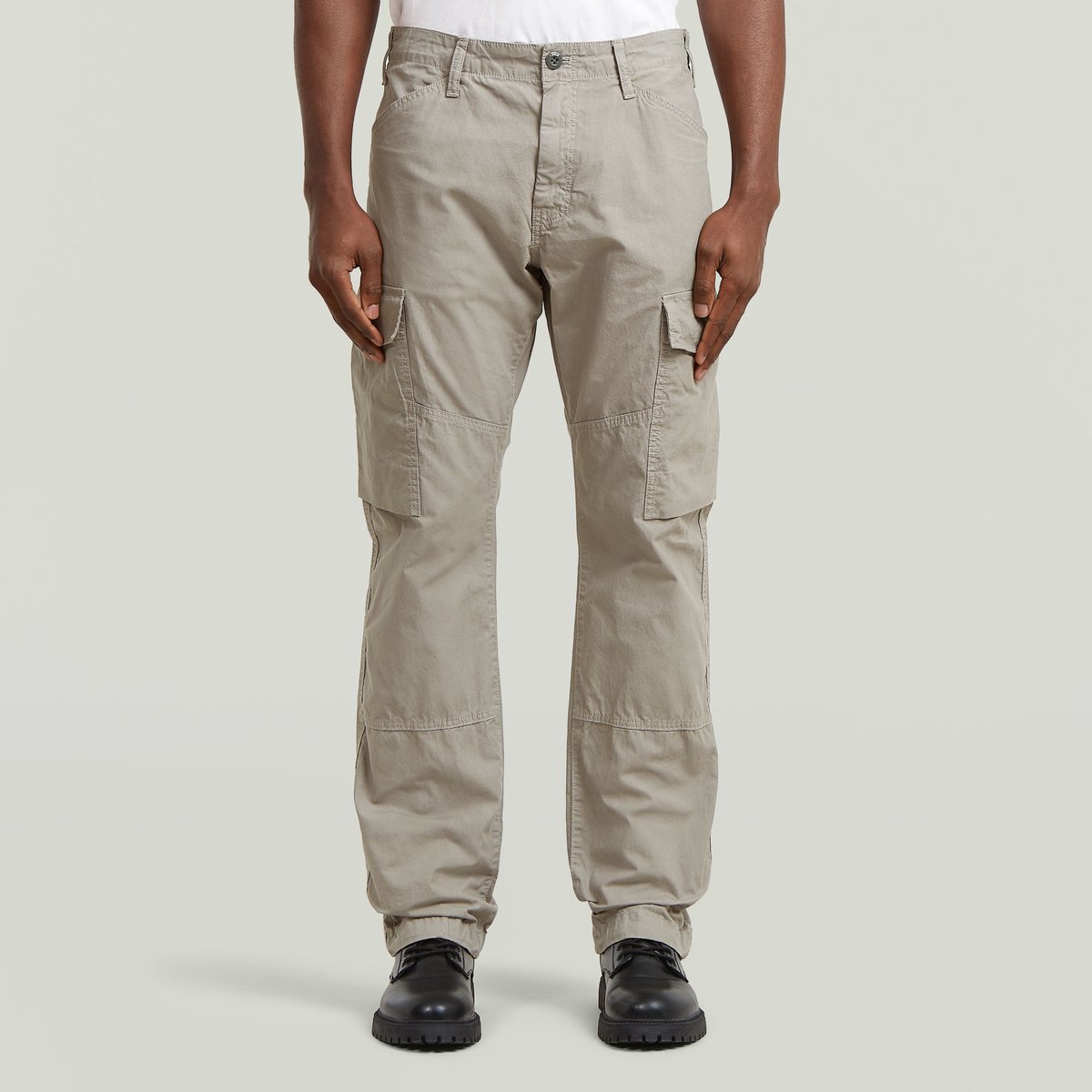 G-Star Clean regular cargo Heren Broek Elephant Skin