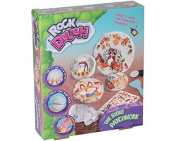 Paulinda klei speelset Rock Dough stenen maken en versieren creatief.