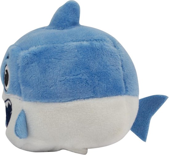 Baby Shark Kubus Pluche - Knuffel Dobbelsteen - Muziek Luisteren - Zacht Pluche Materiaal - Niet Gespecificeerd - Lichtblauw van Baby Shark — afbeelding 5