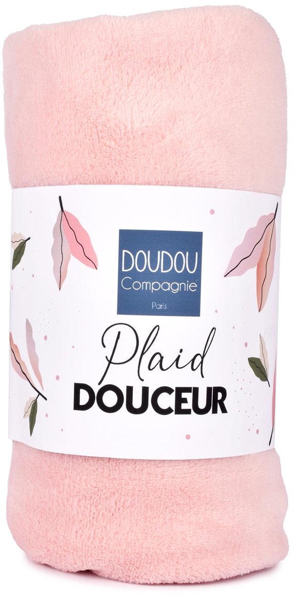 Doudou et Compagnie - Zachte deken - Roze - 70 x 100 cm - 0m+