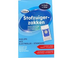 Aqua Laser Stofzuigerzakken - 30 stuks - 6 filters - voor Philips, AEG, Electrolux