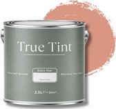 True Tint Muurverf Mat - Soft Terracotta- 2,5 L - The Blush Clay Collection - Terra Muurverf - Rendement 30m² - Muurverf oranje roze - Matte Muurverf - Zachte kleur - Mengverf