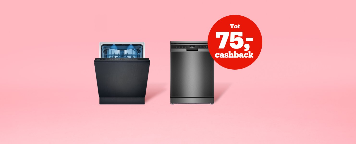 tot 75,- cashback