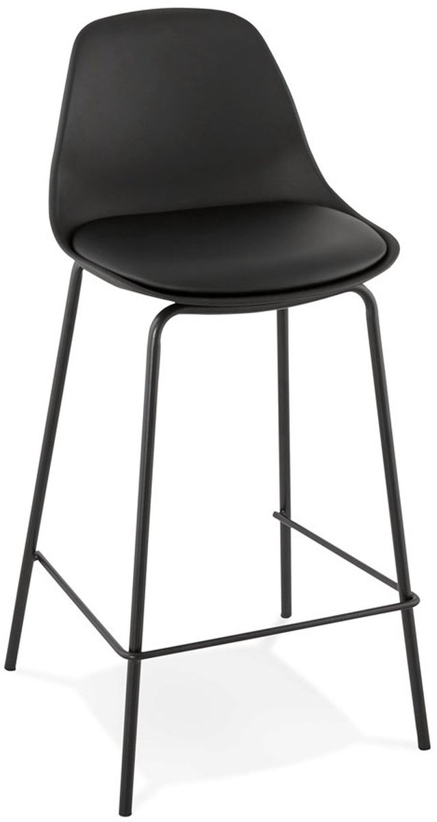 Légia Home COOKIE MINI - Barkruk - Modern Design - Vaste Hoogte - Zwart