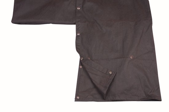 Scippis lange waxjas Longrider coat brown XL