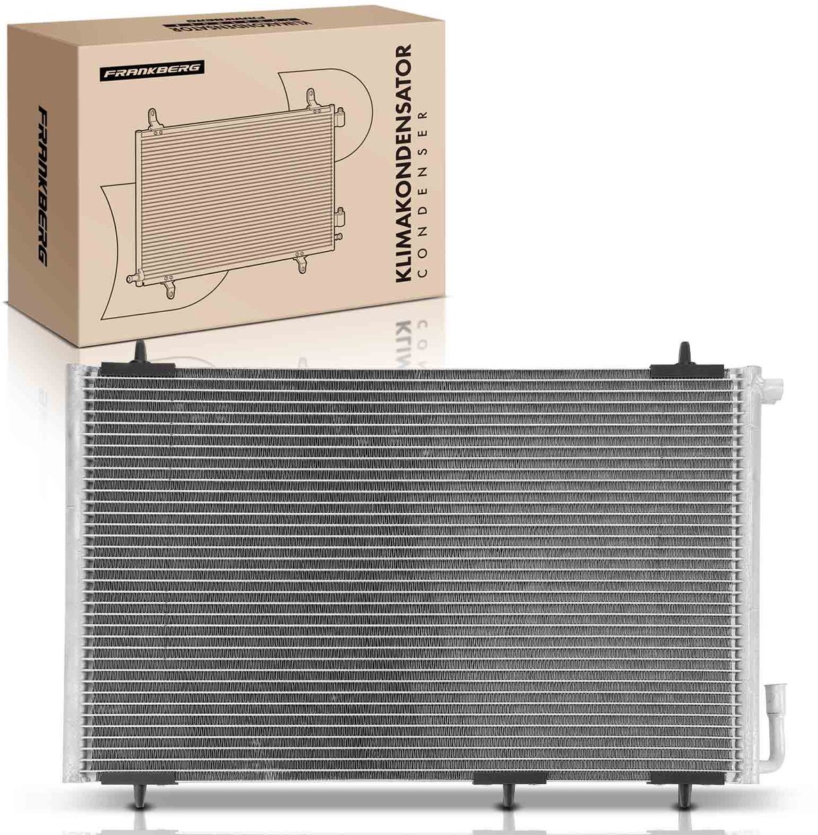 Frankberg 1x Condensator Airco voor Peugeot
