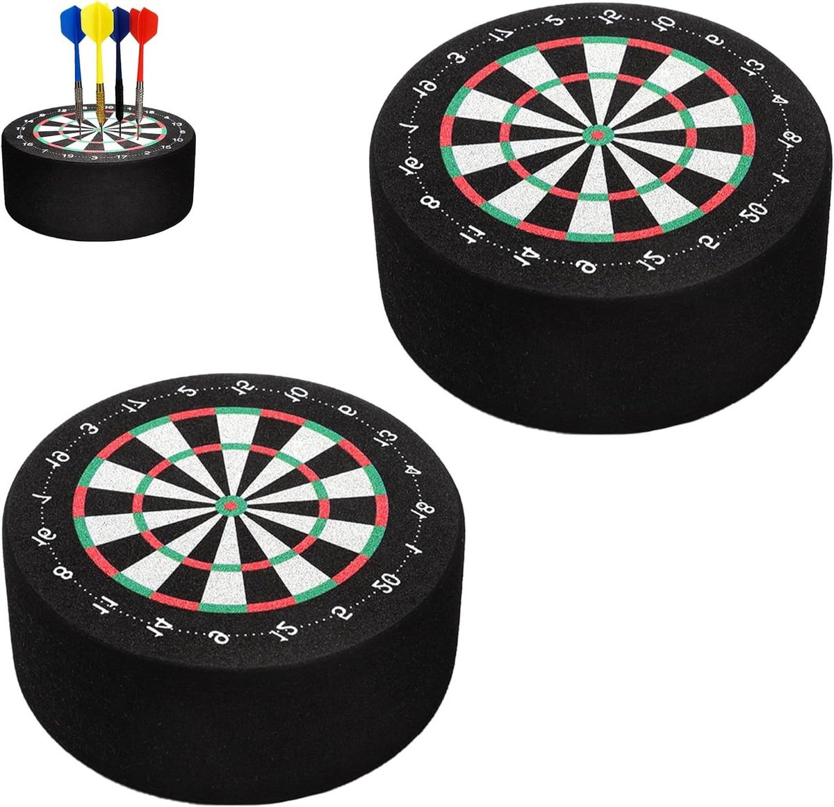 Dart Houder - Dart Dock - Darts Spelers - Stabiele Ondersteuning - 10x10x4 cm - Zwart