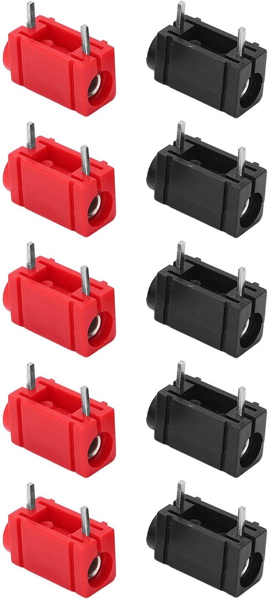 10 Stuks PCB Bananenstekkerdoos - 4 Mm Banaan-aansluiting voor Testapparatuur