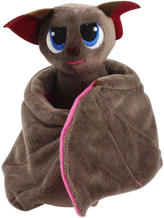 Pluche Vleermuis - Zacht Knuffeldier - Kinderkamer Decoratie - Handzaam Formaat - 17 cm - Meerkleurig — afbeelding 3