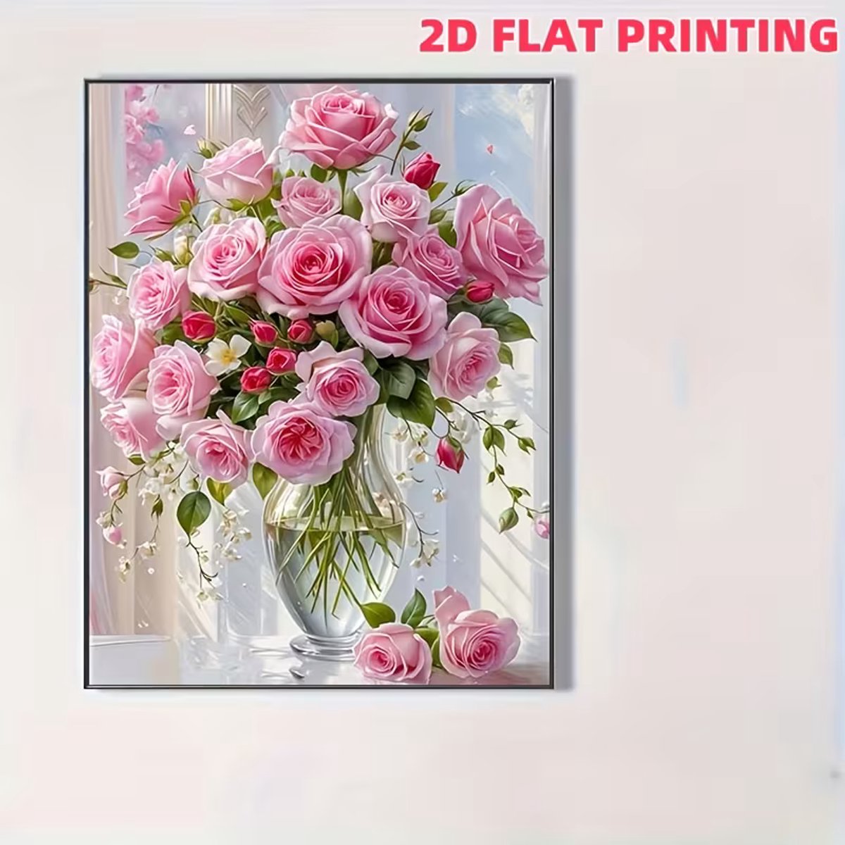 Diamond painting set - Rozen in Vaas - 20x25