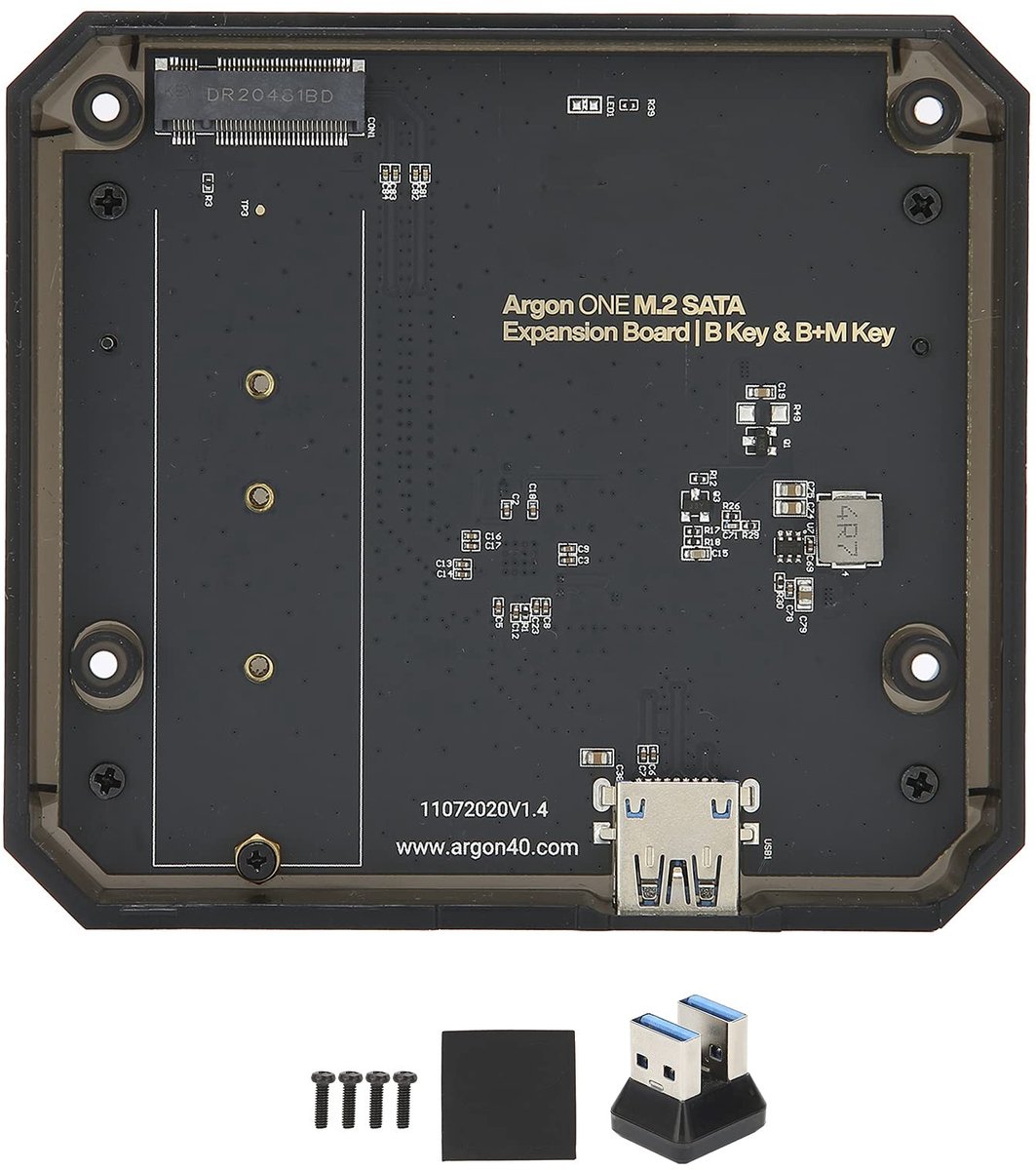 Allecto - M.2 Expansion Card voor Raspberry Pi 4B - USB 3.0 & SATA SSD Ondersteuning