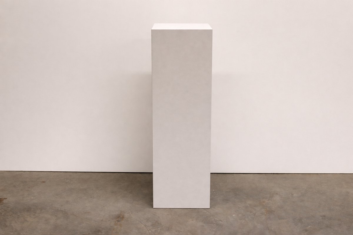 MDF Grondeerzuil | plantenzuil | zuilen | sokkels | presentatie sokkel | 30X30X80 CM
