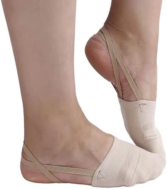 Dansschoenen, open schoenen, gymschoenen, balletpantoffels, dansschoenen, yogaschoenen, sokken voor dames en meisjes, maat M van Merkloos — afbeelding 5
