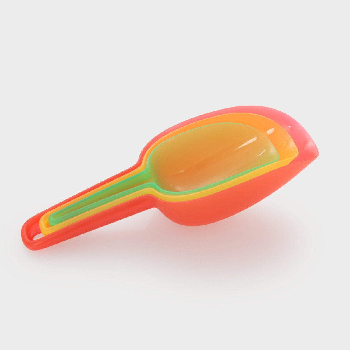 tickit TRANSLUCENT COLOUR NESTING SCOOPS.