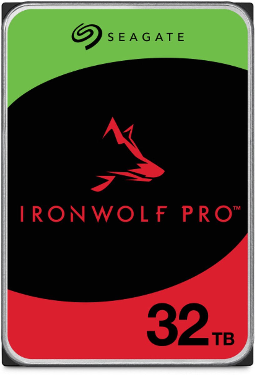 Seagate IronWolf Pro ST32000NT000 interne harde schijf 32 TB 7200 RPM 3.5" SATA III