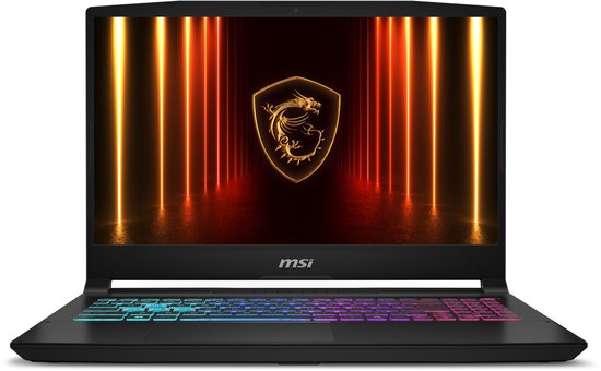 MSI Katana 15 HX B14WFK-876BE Intel® Core™ i7 i7-14650HX Laptop 39,6 cm (15.6") Full HD 16 GB DDR5-SDRAM 512 GB SSD NVIDIA GeForce RTX 5060 Wi-Fi 6E (802.11ax) Windows 11 Home Zwart - MSI - Hoofdafbeelding