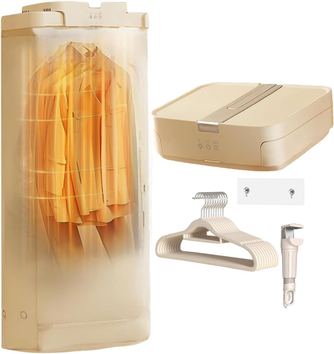 Elektrische Wasdroger Mini Droger Snel Kleding Drogen Geen Montage Vereist 35 x 25 x 15 cm