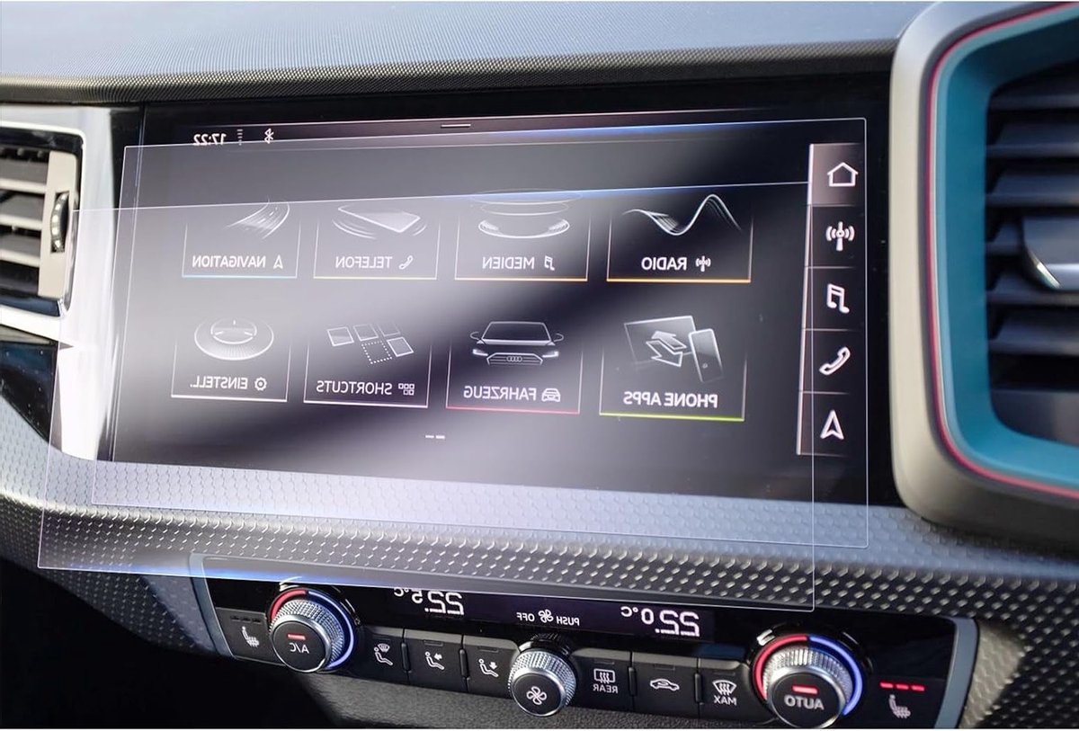 Compatibele Navigatie Beschermfolie voor Audi A1 10.1 inch MMI Touch Screen (2019-2025) - Nano Screen Protector en Accessoires voor Optimale Beveiliging