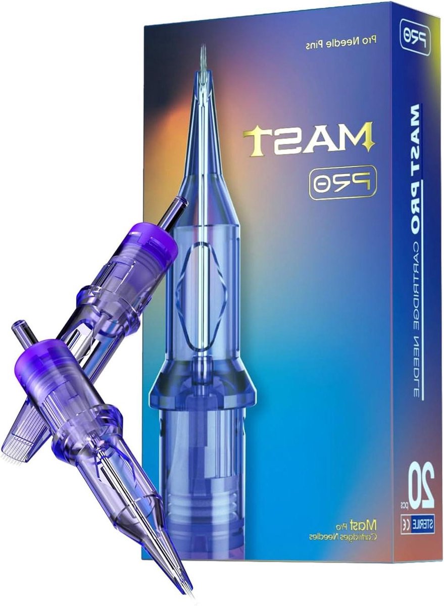 Tattoo Cartridge Needles - Tattoo Naalden - Professioneel Tattoeëren - Geavanceerd Membraan Mechanisme - 1009RM - Duidelijk