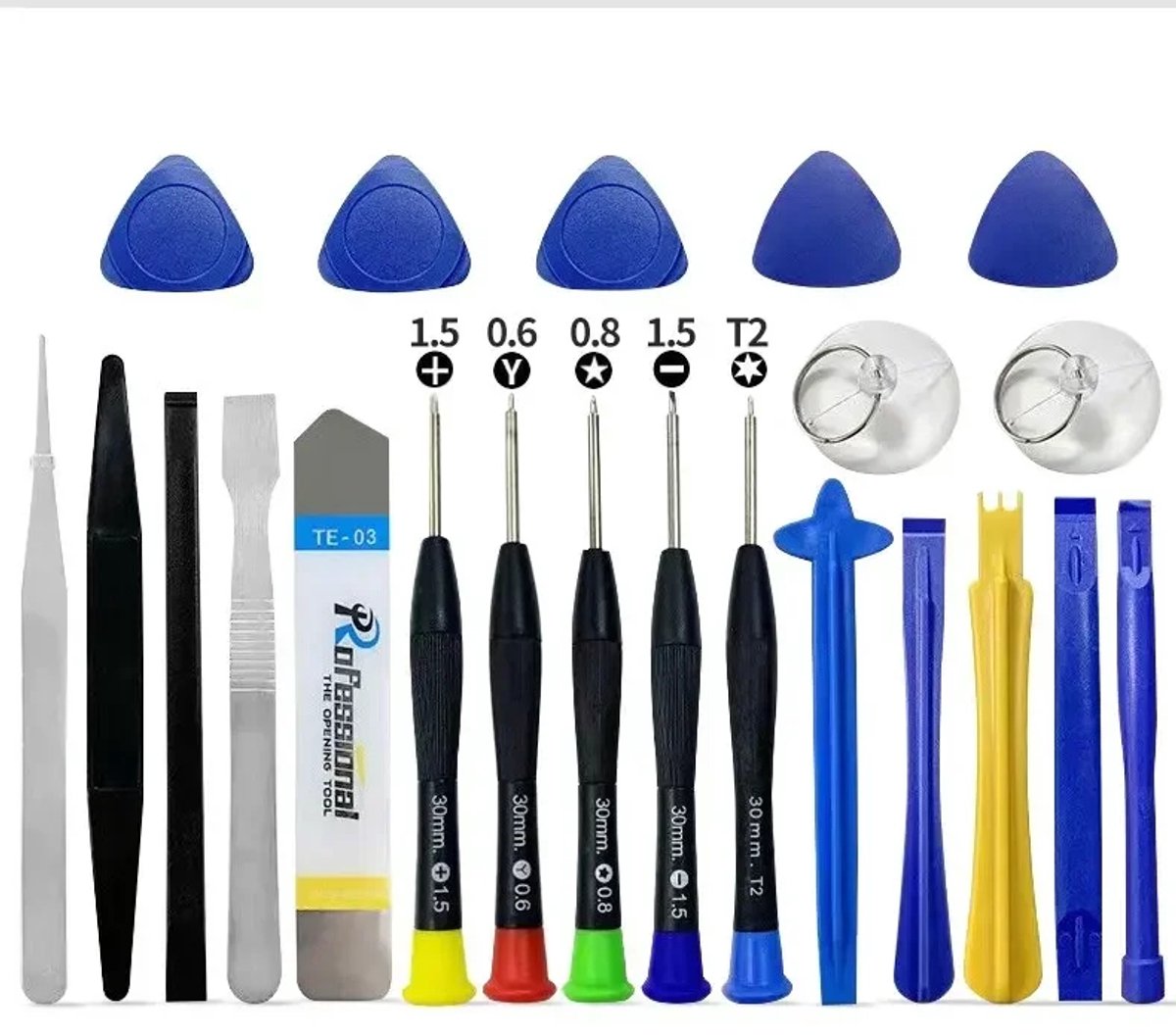 Smartphone Reparatieset – Precisie Gereedschap voor iPhone, Android, iPad & Laptop – Opening Tools met Schroevendraaiers en Pincet