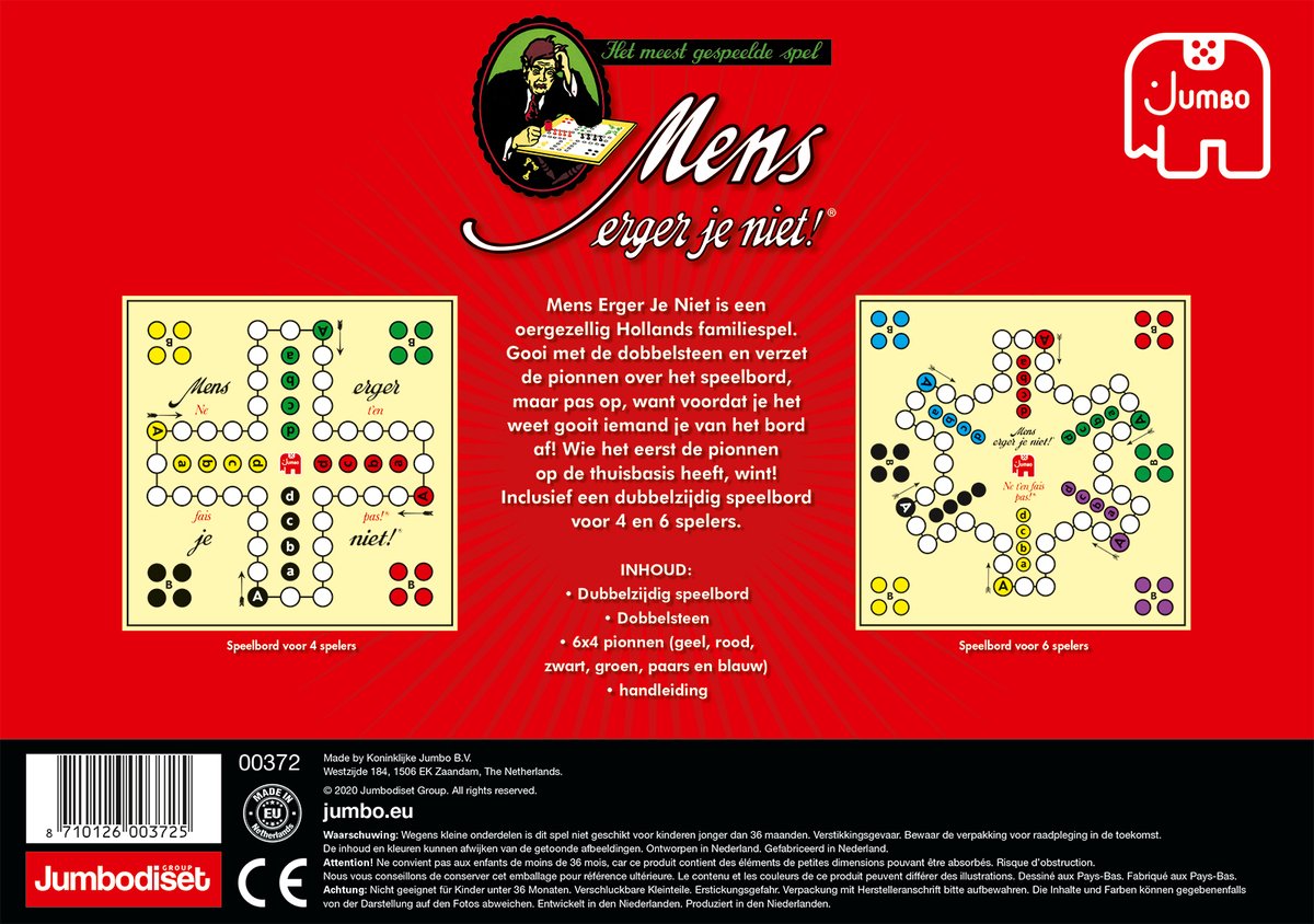 Mens Erger Je Niet! - Bordspel — afbeelding 2