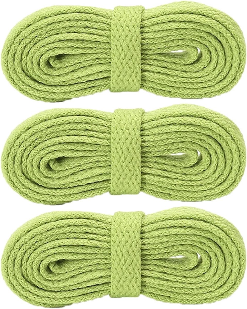 Duurzame Veters voor Sneakers en Wandelschoenen - 3 Paar Vervangende Schoenveters voor Optimale Pasvorm en Comfort