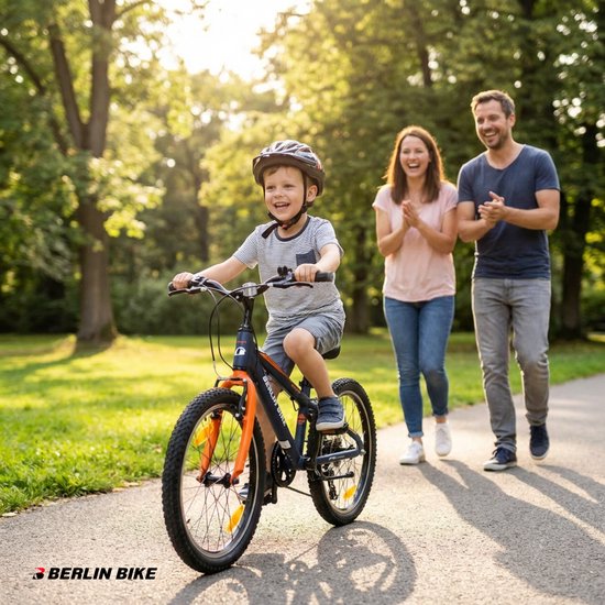 Berlin Bike Grizz kinderfiets 20 inch - 7 Versnellingen -kinderfiets voor 6, 7 en 8 jaar - 20 inch fiets voor jongens en meisjes - blauw — afbeelding 4
