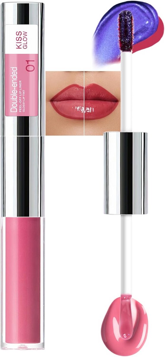 Peel-Off Lipliner en Getinte Lip Olie Set - Langhoudend en Waterproof