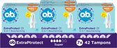 o.b. ExtraProtect Super - 5-in-1 bescherming - tampons - tampon zwaardere menstruatiedagen - 7x42 Tampons