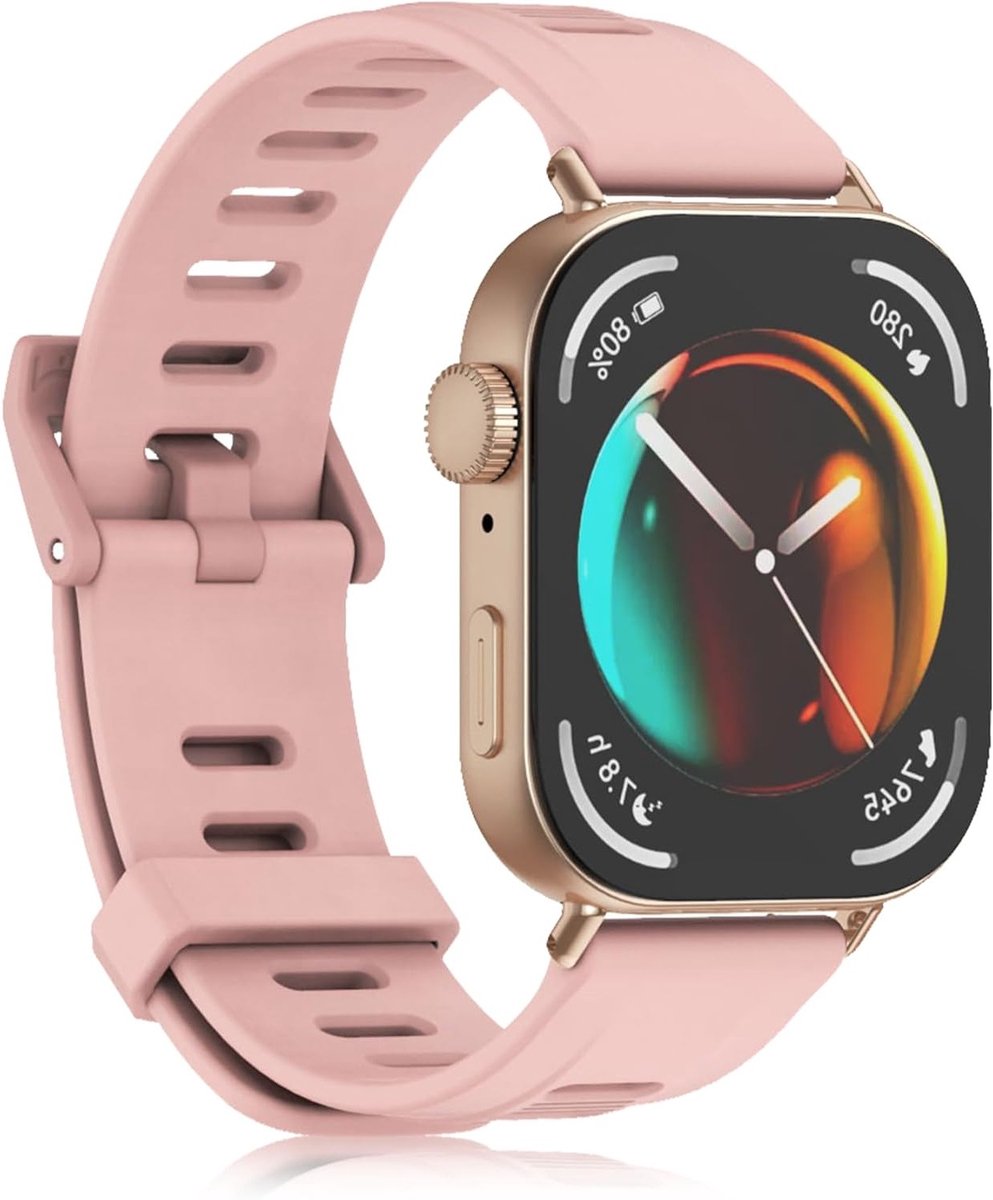 Waterdichte en Ademend Vervangband voor Smartwatch - Comfortabele Silicium Horlogeband Geschikt voor Huawei Watch Fit 3