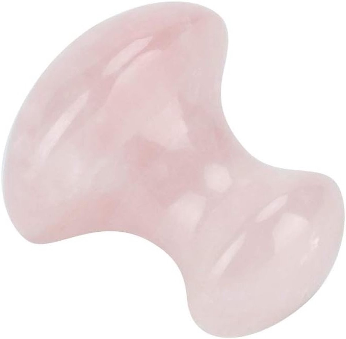 Natuurlijke Rozenkwarts Gua Sha Steen voor Gezichtsmassage - Effectieve Massage Tools voor Huidverzorging en Ontspanning
