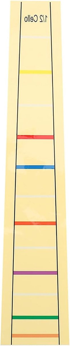 Praktische Vinger Gids voor Viool, Fretboard Label Stickers en Vingerpositie Markers voor Beginners in Cello Oefeningen (1/2)