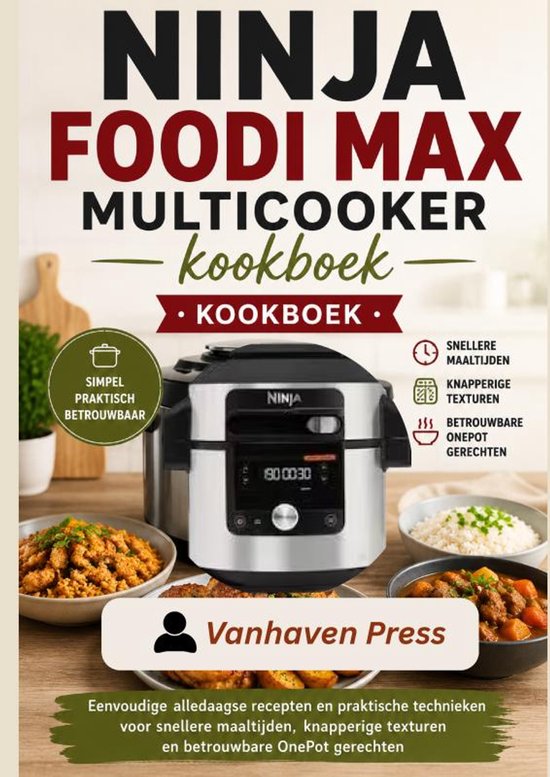 NINJA FOODI MAX MULTICOOKER kookboek - cover