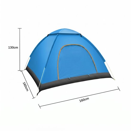 VDD - Pop up tent - Festival tent - Tent - 1 persoon - 160x160x130 cm van Merkloos — afbeelding 3