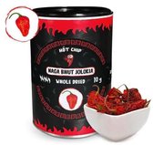 Ghost Pepper Gedroogde Pepers - Bhut Jolokia – Hele Hete Chilipepers – 1 Miljoen Scoville - Hot Chip - 10 gram