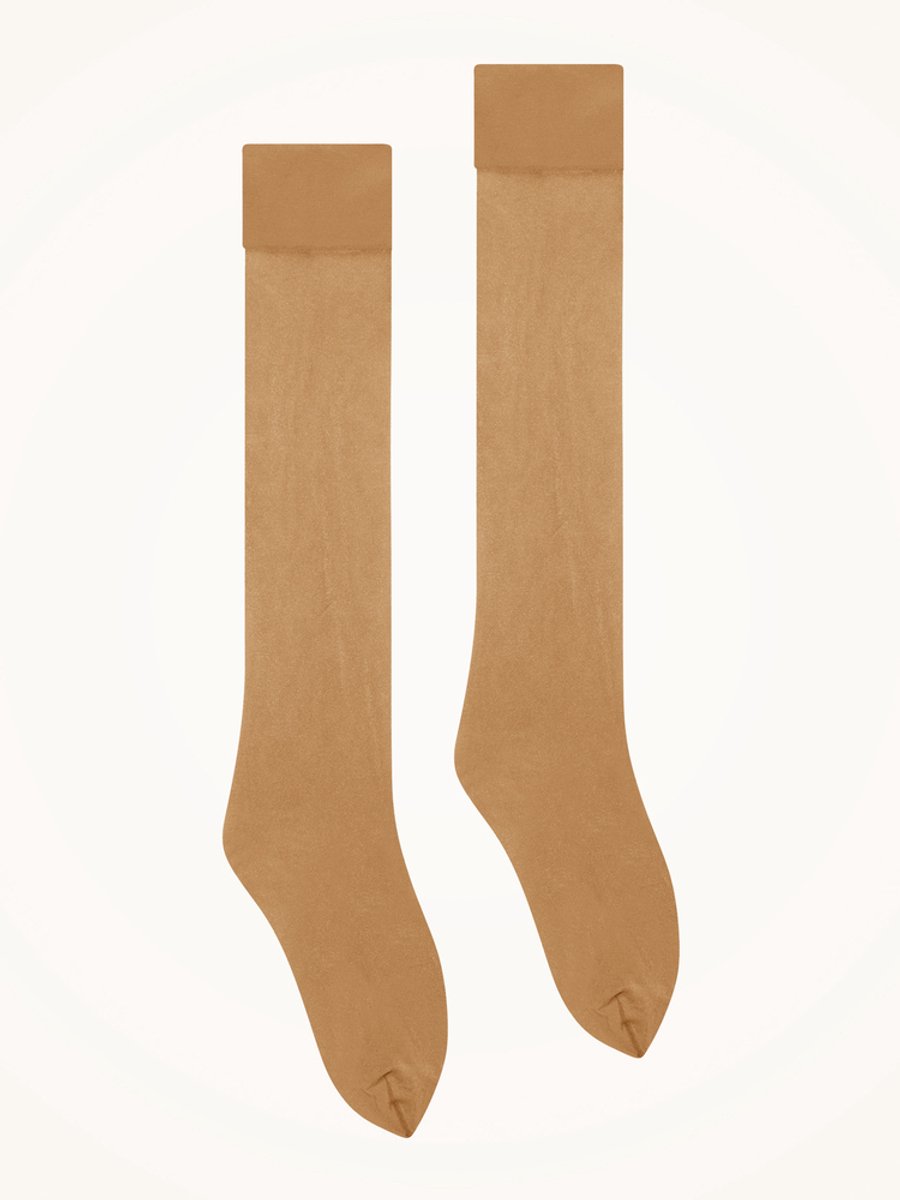 Satin Touch 20 Knee-Highs - caramel