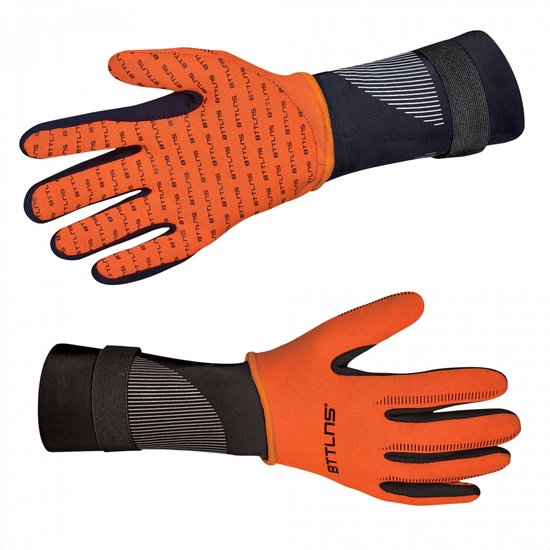 BTTLNS Neopreen zwemhandschoenen Boreas 1.0 oranje M