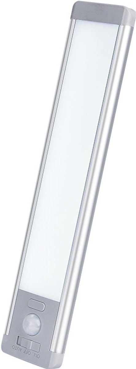 Set van 2 magnetische onderkastverlichting 32 cm | Oplaadbare bewegingssensorlamp dimbaar draadloos | Geschikt voor keuken, trappenhuis en gangen