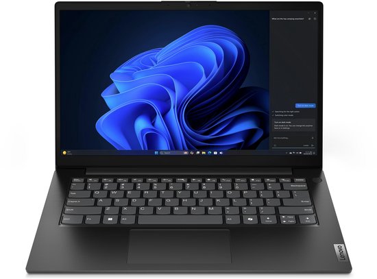 Lenovo V14 G5 - Laptop - 14" - Intel Core i7 - 16GB RAM - 512GB M.2 SSD - Windows 11 Pro - Zwart - Lenovo - Hoofdafbeelding