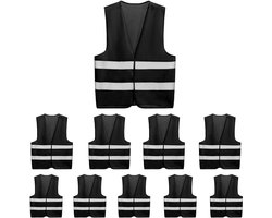 Veiligheidsvesten Set - Hoge Zichtbaarheid - Werk Veiligheid - Reflecterende Strips - Unisex - Neon Geel