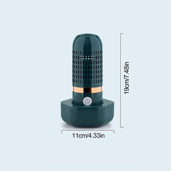 Fruit- en groentereiniger - Capsulevormig reinigingsapparaat - met OH-ionzuiveringstechnologie - waterdicht en snoerloos - 1 stuk(groente) — afbeelding 5