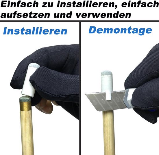Golden crown - Biljartkeupunten - 10 mm biljartkeupunt - Eenvoudige montage - Kunststof - Biljartkeu-accessoires - Duurzaam en langdurig - Geschikt voor... van Golden Crown — afbeelding 4