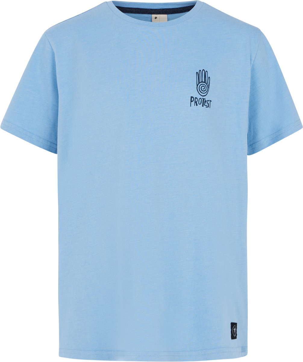 Protest Prtrobbie Jr – T shirt Jongens – Korte mouwen – Ronde hals Blauw