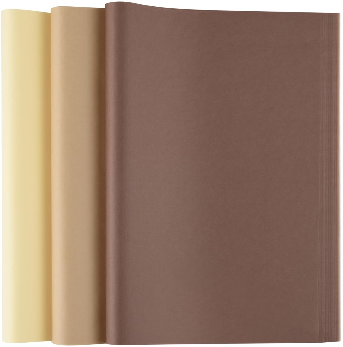 Dailygoods- Tissuepapier 60 Vellen - Veelkleurig - Kraftbruin - Kunstprojecten - Decoratie - Hoogwaardig Materiaal - 50 x 37 cm - Cadeaupapier