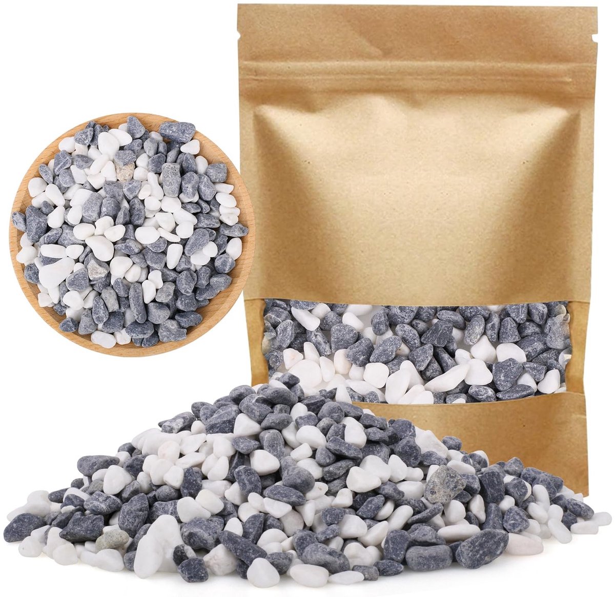 Dailygoods- Decoratieve Stenen 900 g - Sierstenen voor Vazen