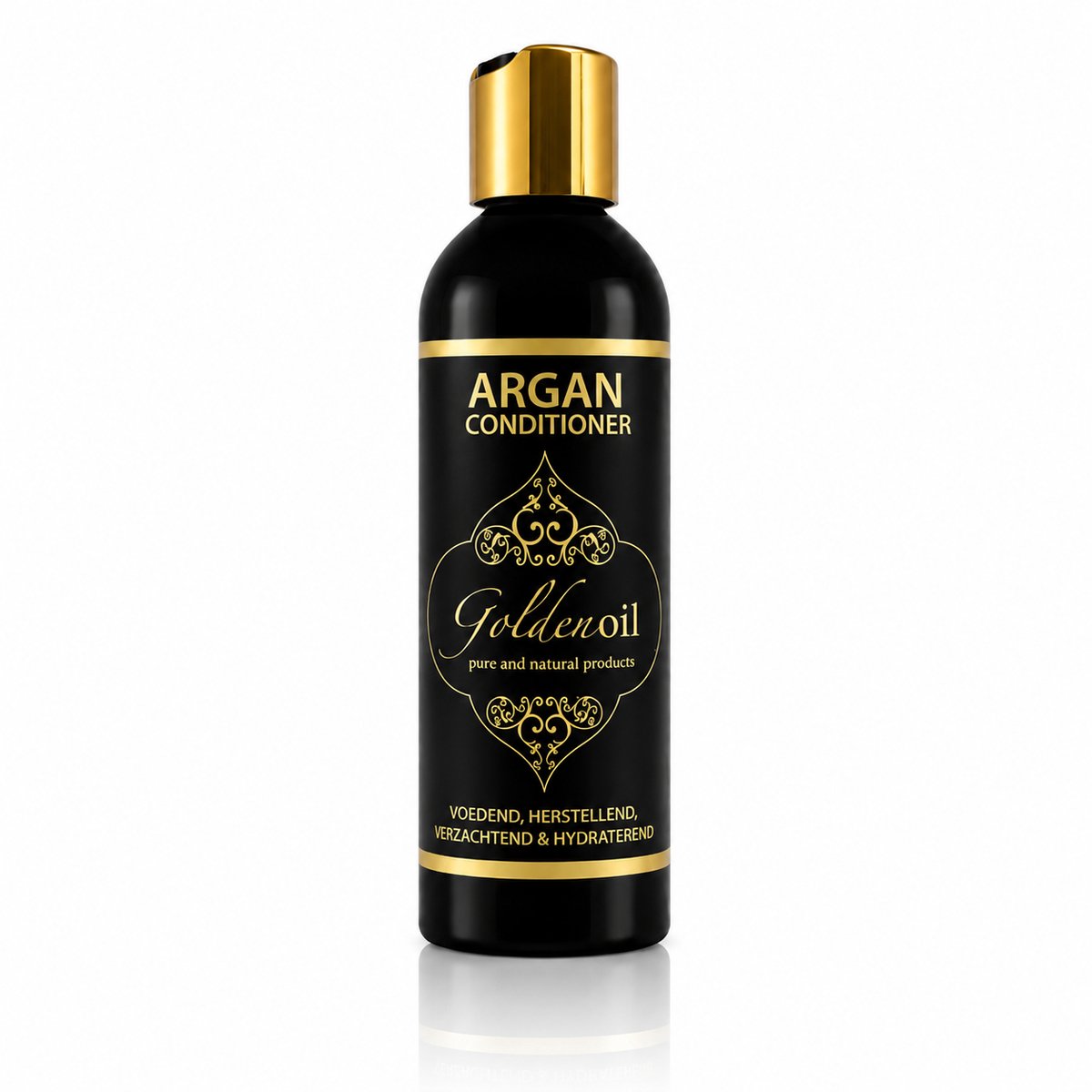 Conditioner - Arganolie 100% puur - Voedend - Verstevigend - Hydraterend - Herstellend - Bevat geen Sulfaat (SLS), Silliconen, Parabenen en Paraffine - Alle haartypes