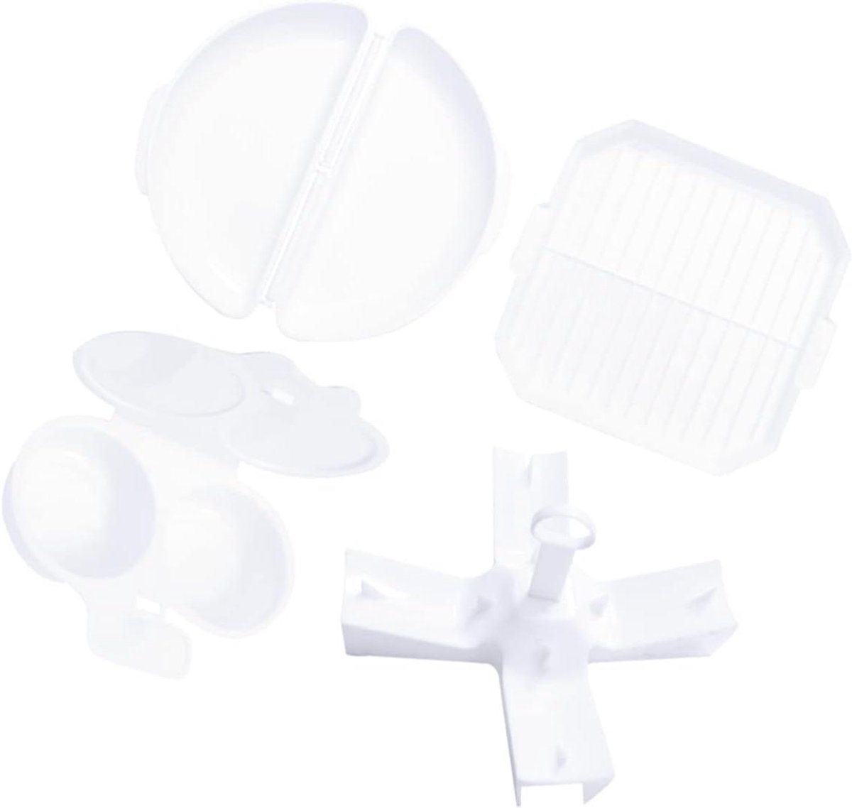 Keuken Bakset - Bakgerei Set - Omelet Maken - Magnetron Geschikt - 24 cm Pack - Wit